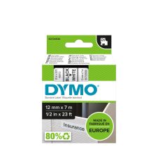 Dymo D1 Label Cartridge 12mmx7m Black/White