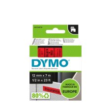 Dymo D1 Label Cartridge 12mmx7m Black/Red
