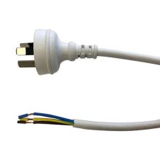 Bare End Power Cord 3m 1mm 3 Core Back Entry