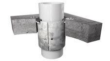 Drop-in-fire-coallar-in-flat-slab-pvc-pipe-assive-fire-rated