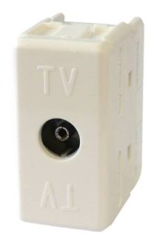 Gewiss Co-Axial TV Skt 9.5mm Female Outlet