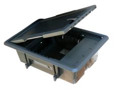Gewiss Underfloor Outlet Box 10 Module Hollow Lid