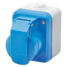 Gewiss Wall Mtg Skt Outlet 15A 2P+E 6H IP44