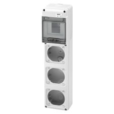 Gewiss Q-Din 5 Modules 3 Flange 16A IP44/67 IP65