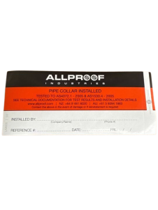 Allproof Penetration Label