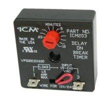 Timer Delay On Break Timer With 1.8 Sec - 10 Minute Adjustable Time Delay Universal 18-240 VAC