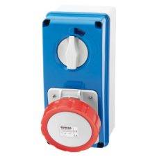 Gewiss Vert Skt Outlet Switch W/Btm 3P+N+E 16A 380-415V 6H