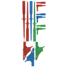 Megger Lead R/G/Blue Unfused Red/Blue Long Tip