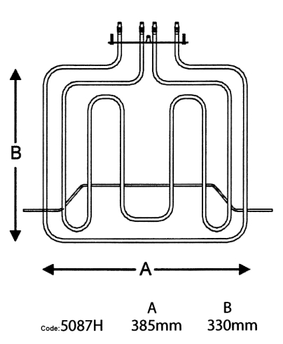blackheat 850w 1960w smeg dual oven element globelink 240V 3 Phase Wiring Diagram blackheat 850w 1960w smeg dual oven element