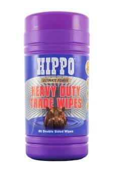 Hippo Heavy Duty Trade Wipes Tub 80 Pack