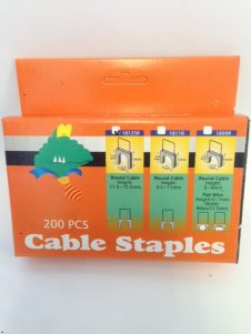 Gator Insulated Heavy Duty Cable Staple Large (200pk) For JY669 Cable Tacker