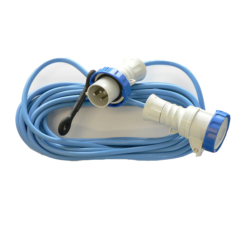 Elepro Caravan Power Lead 10m 15A Blue » Globelink
